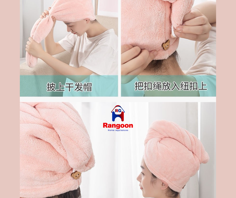 Fast Drying Hair Towels (ရေစုပ်ခေါင်းသဘတ်