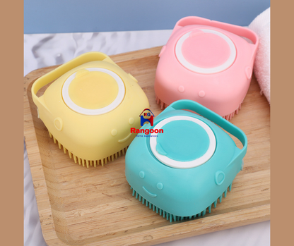 Silicon Shower Brush (Silicon ကိုယ်တိုက် Brush)