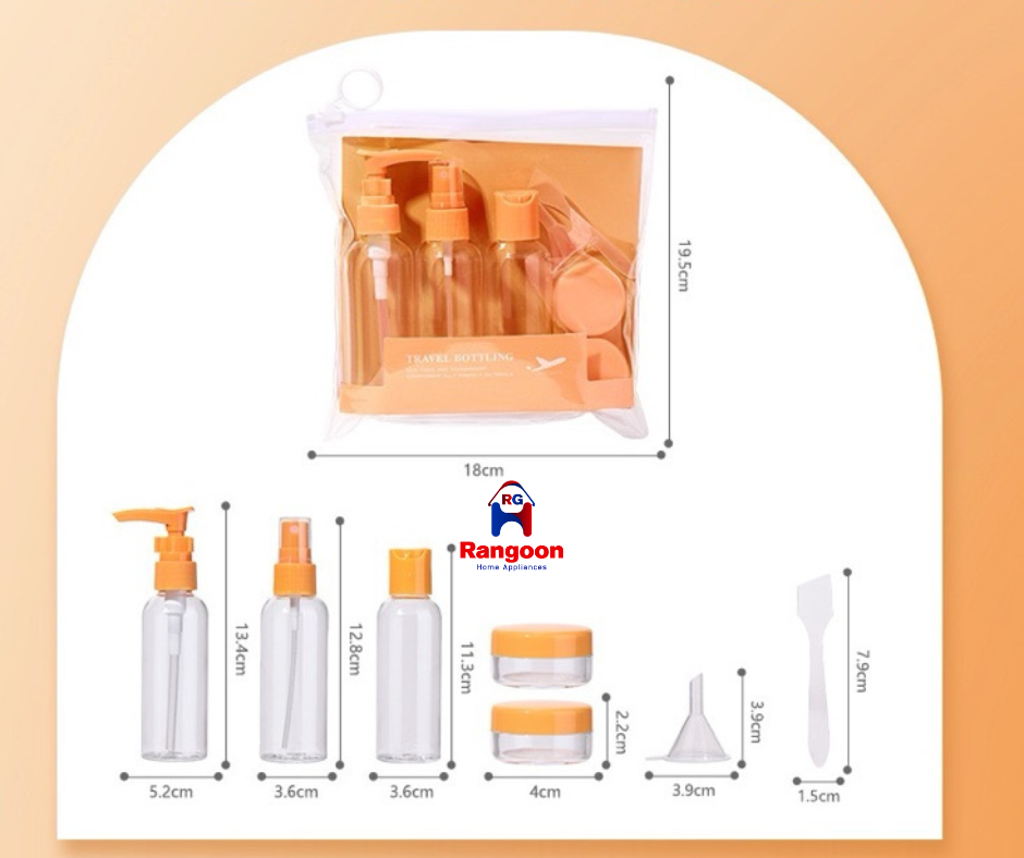 5 in 1 Travel Bottle Set