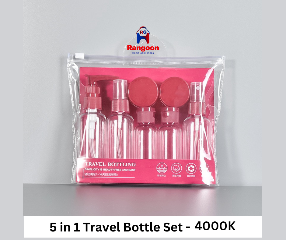 5 in 1 Travel Bottle Set