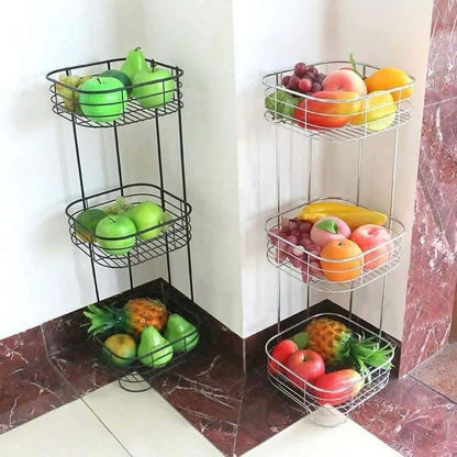 3 tier bathroom shelf (iron) ( 3 ဆင့်ရေချိုးခန်းသံစင် လေးထောင့် )